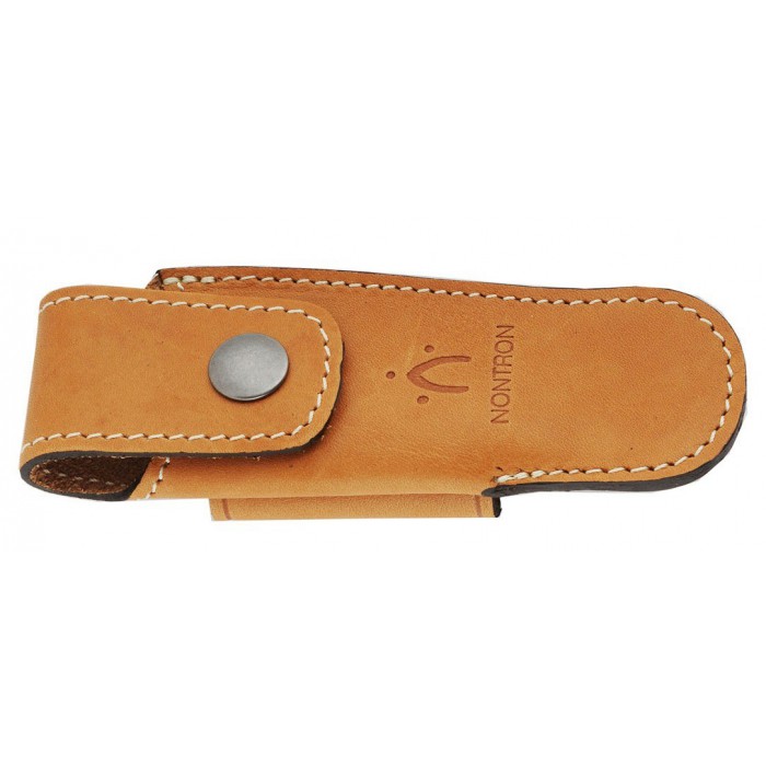Natural leather case for pocket knives N°25 BO