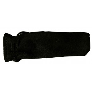 Black leather sheath