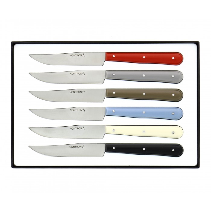 Set of 6 Office knives in acrylic